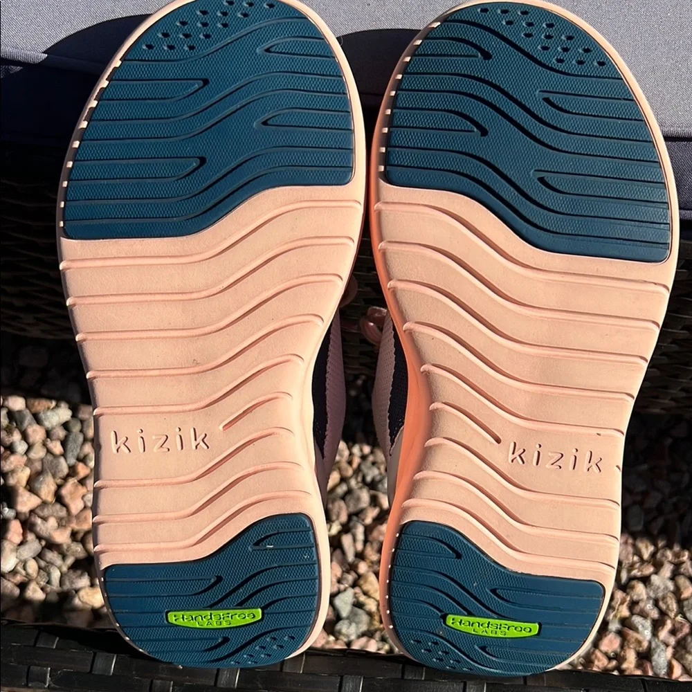 Kizik Women's Athletic Shoes - Pink and White